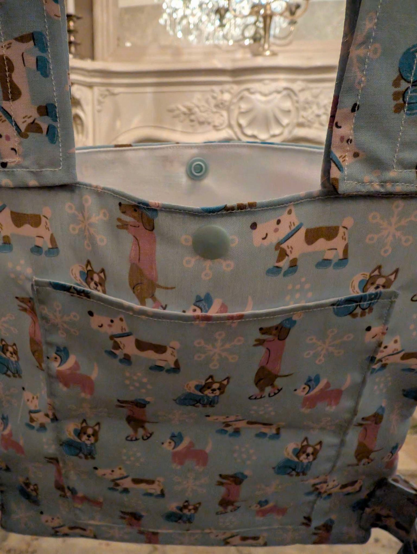 Snow pups Zimmer frame bag