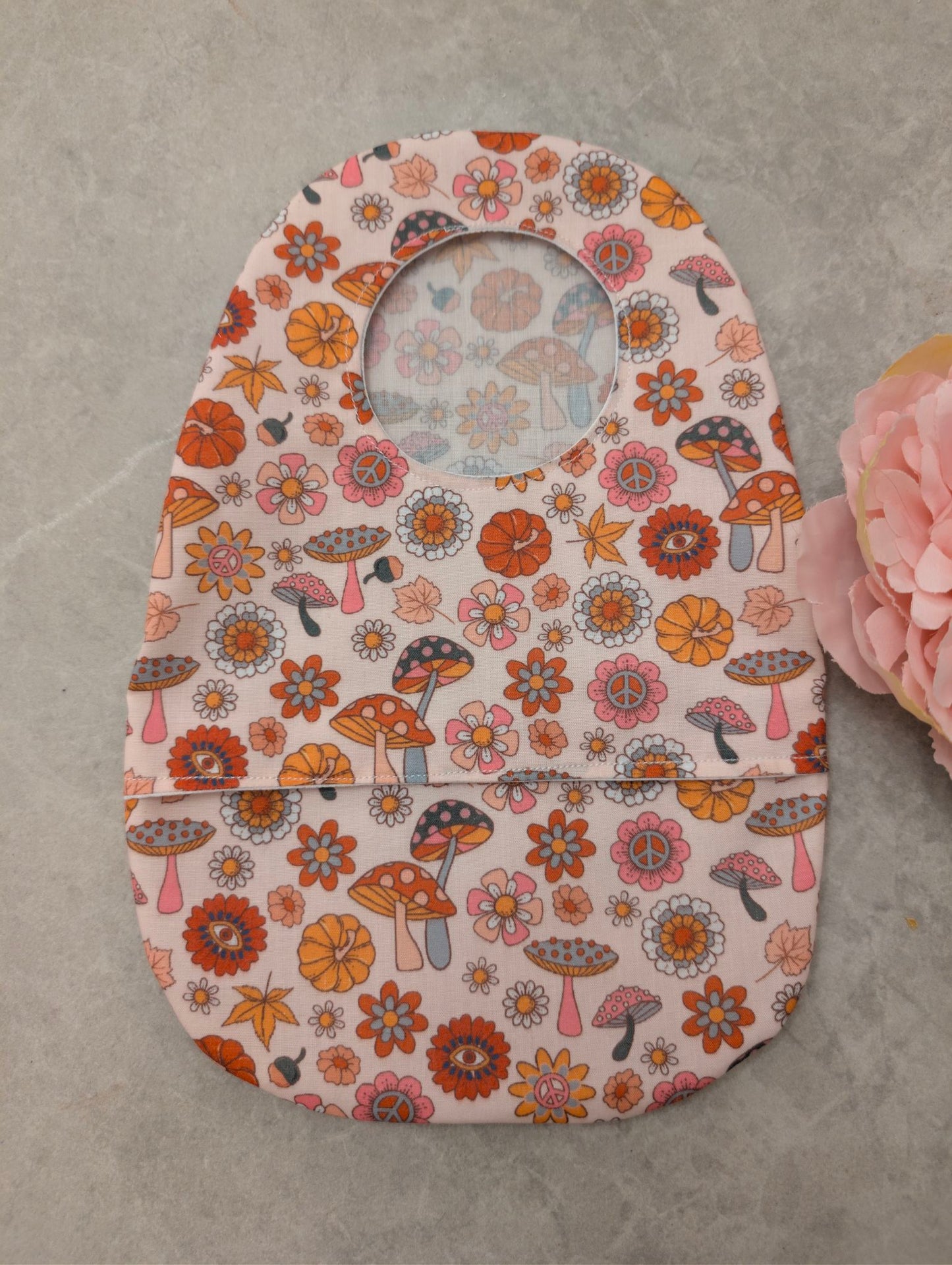Hippy mushroom stoma bag cover