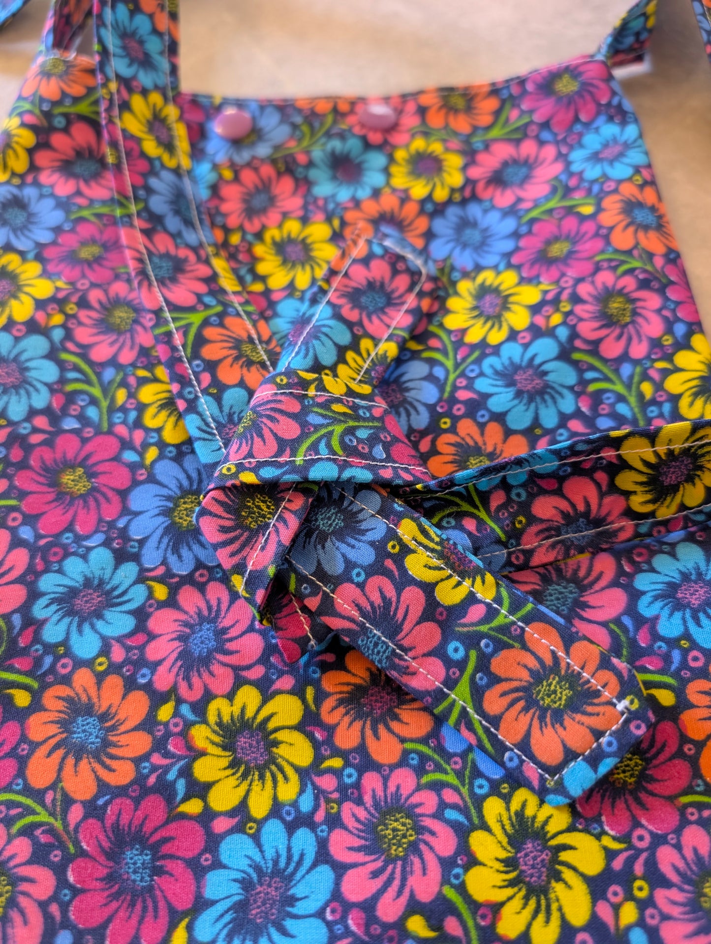 Bold floral syringe driver bag