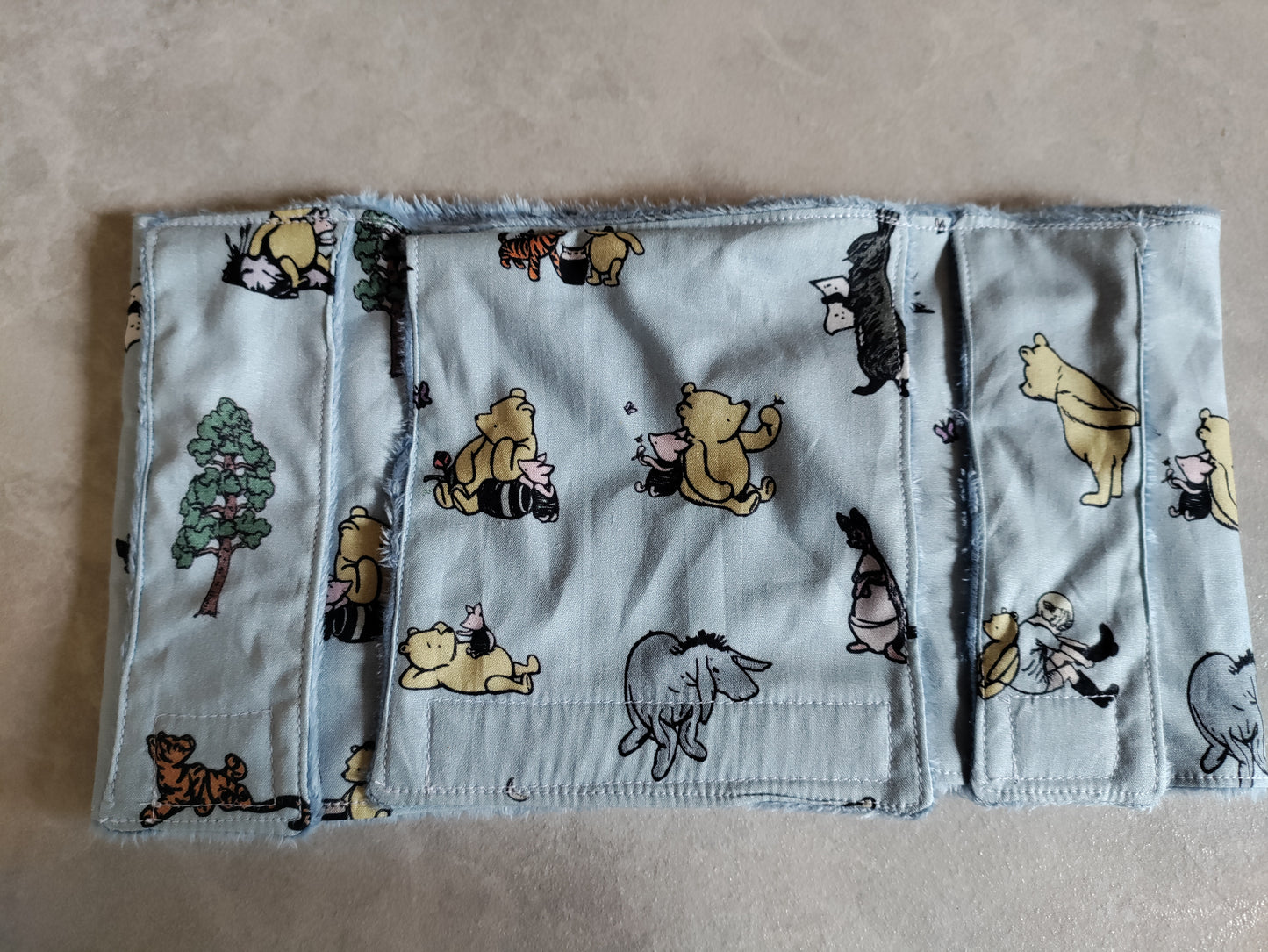 Classic Winnie the Pooh blue PEG tube belt