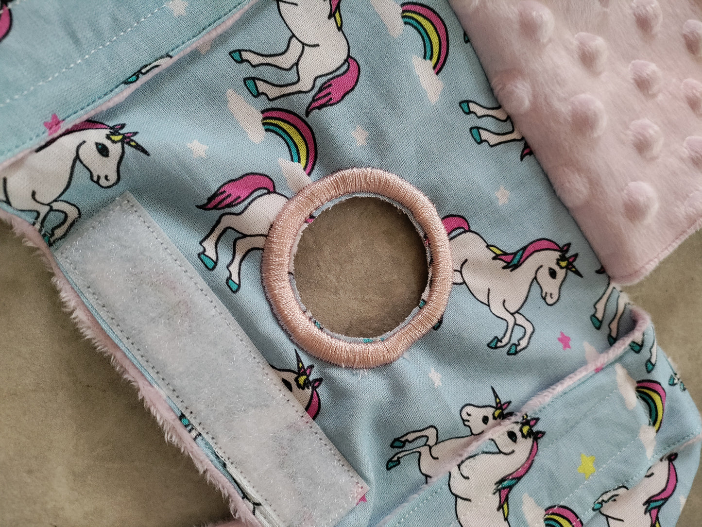 Blue Unicorn PEG tube belt