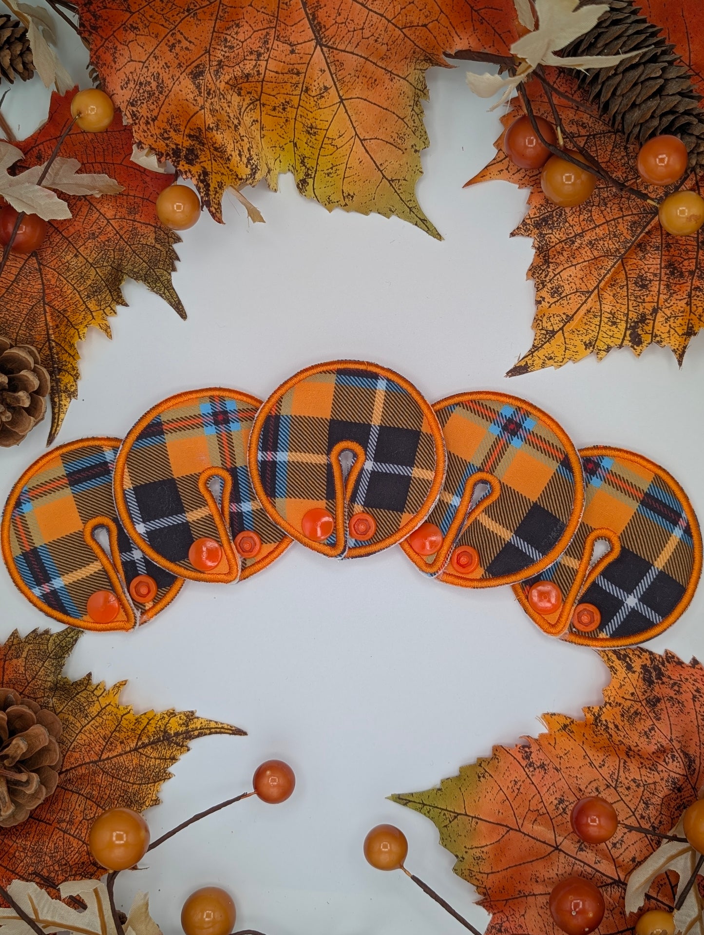 Fall Tartan Tubie pads