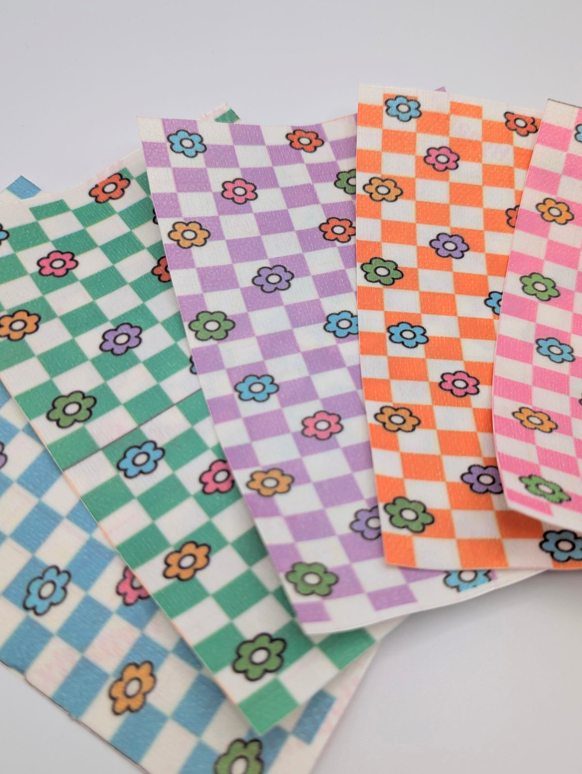 Check flowers 5pcs Tubie Tape