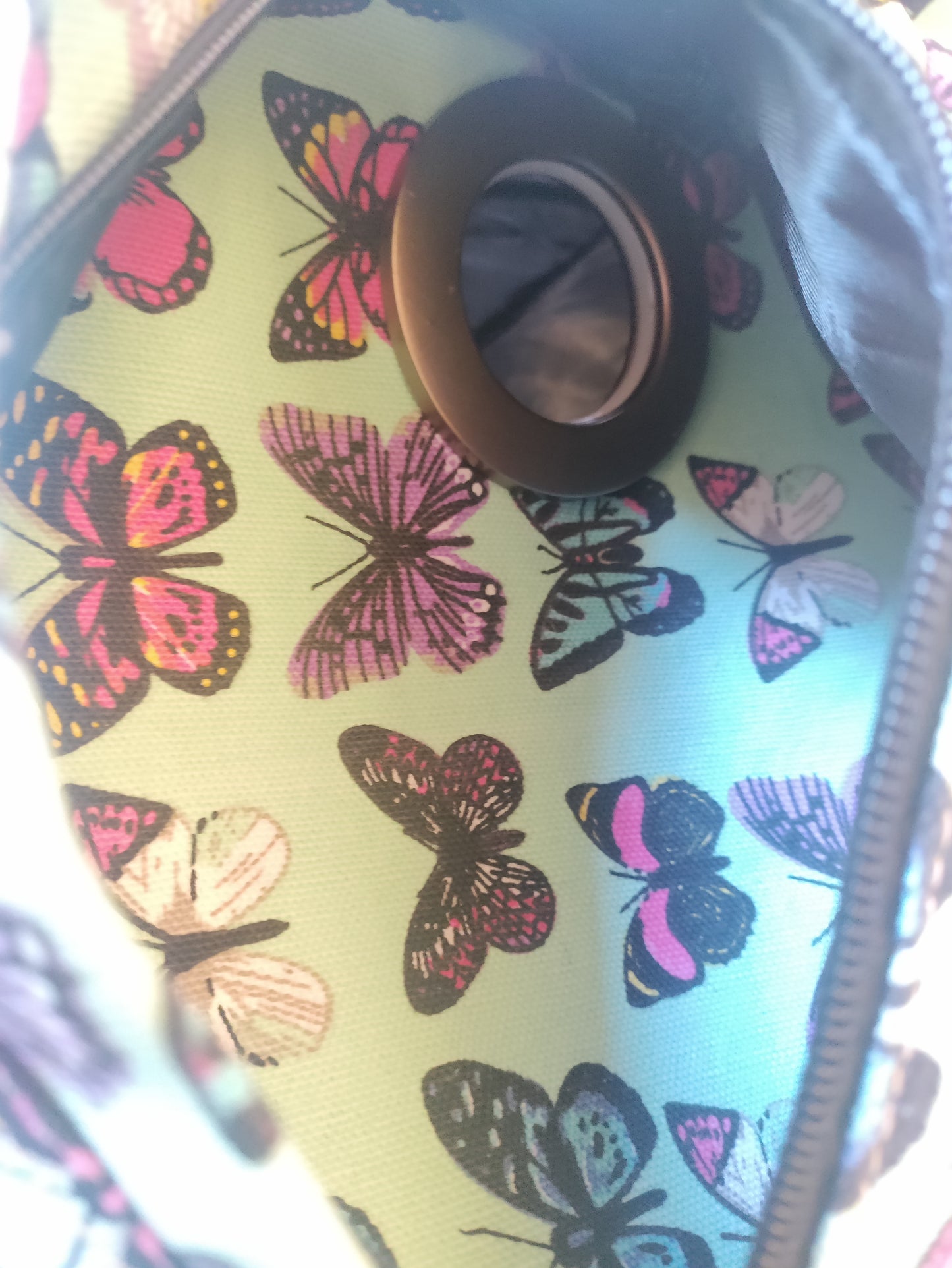 Black check tubie backpack