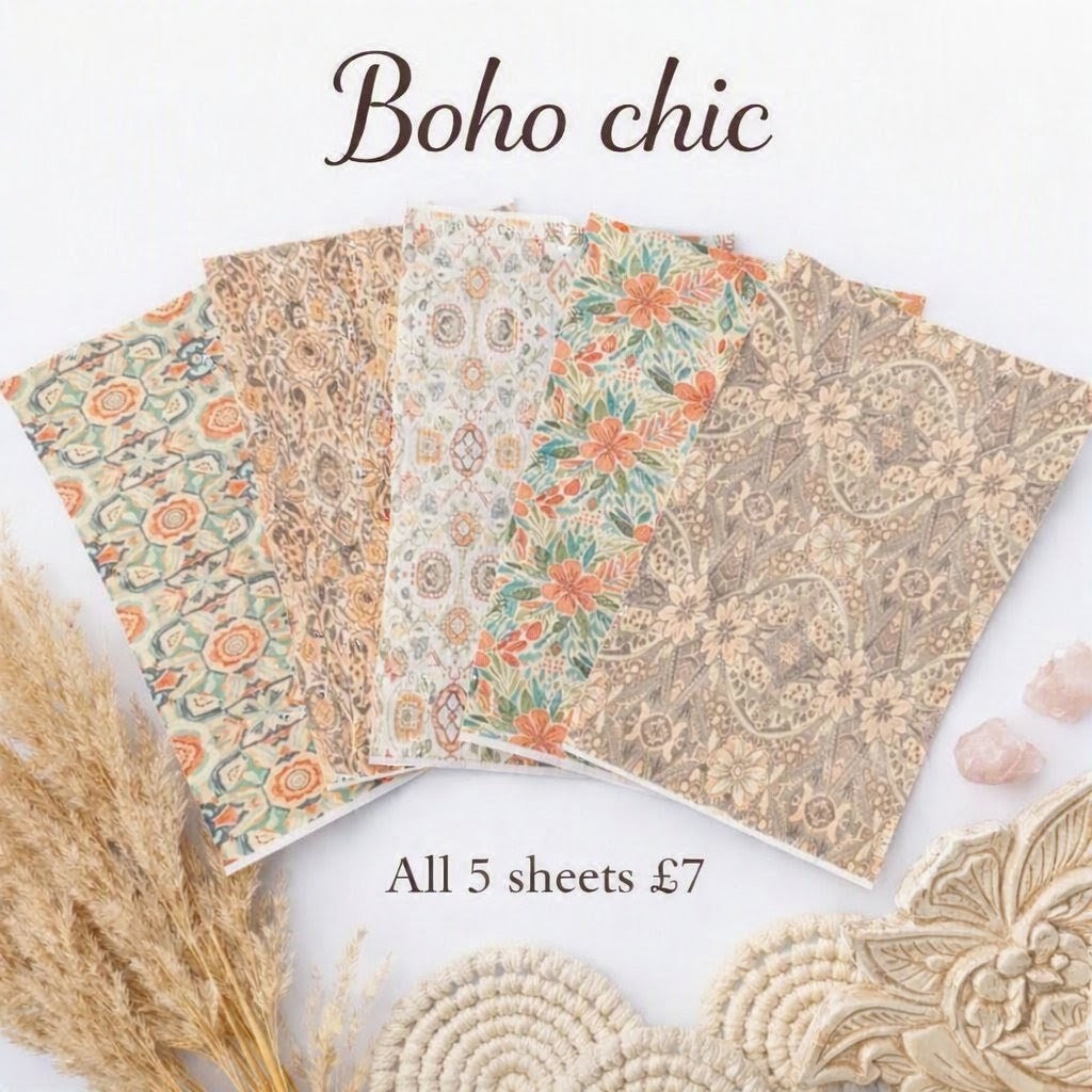 Boho chic 5pcs Tubie Tape