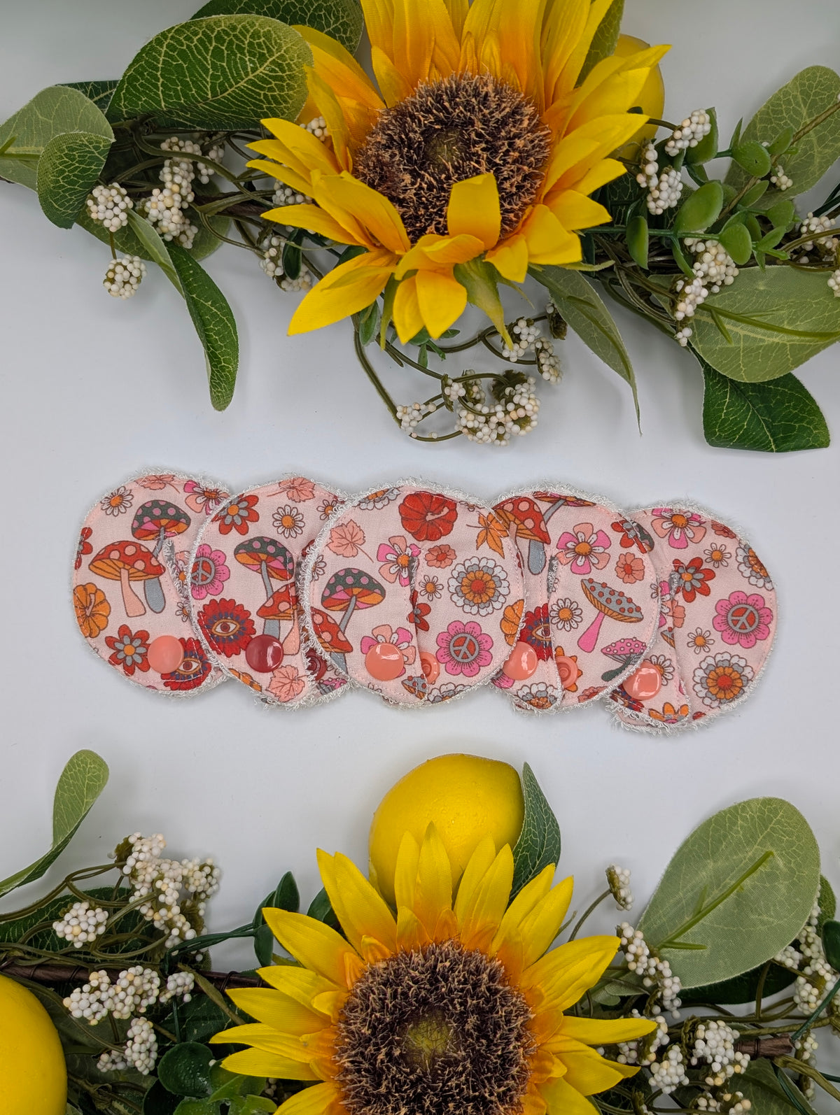 Hippy mushroom Tubie covers, G G/J tube, PEG tube, Tubie pads (Copy)