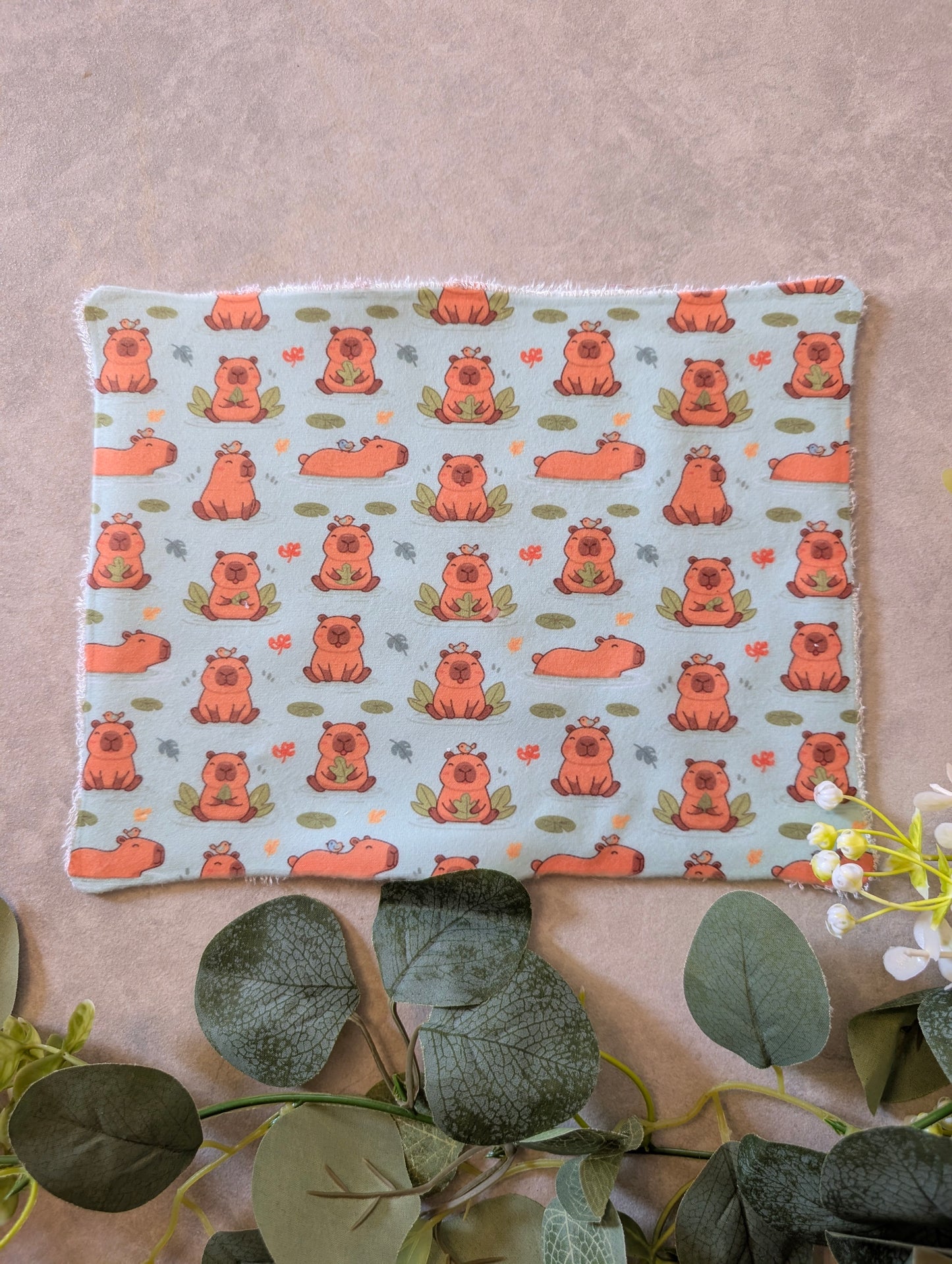Cute Capybara Med mat