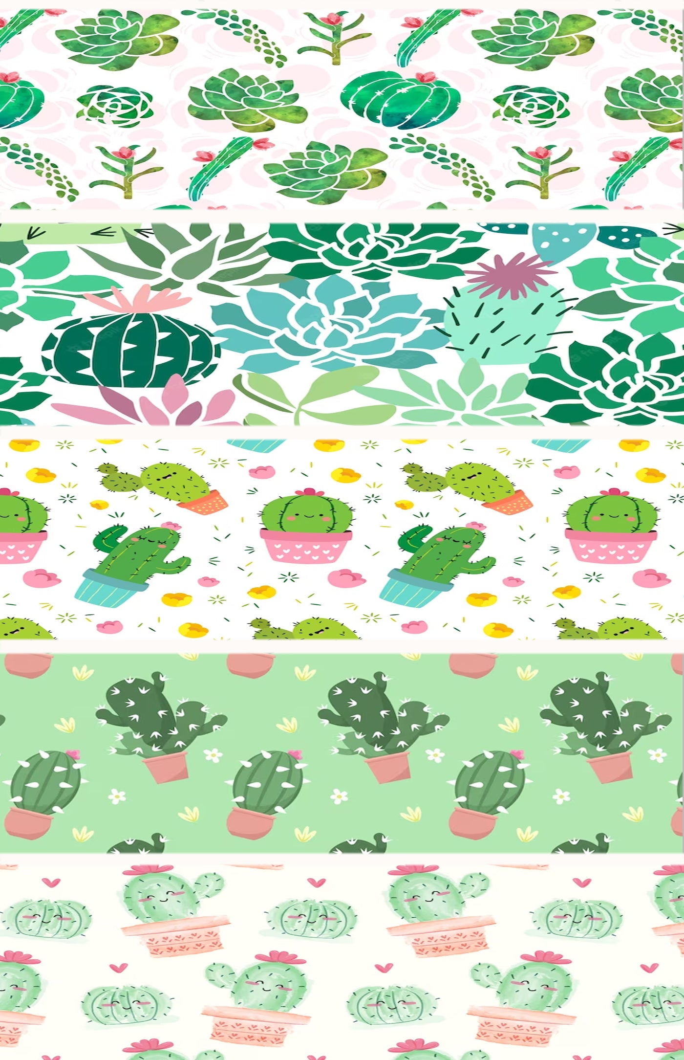 Succulent Mix Tubie Tape