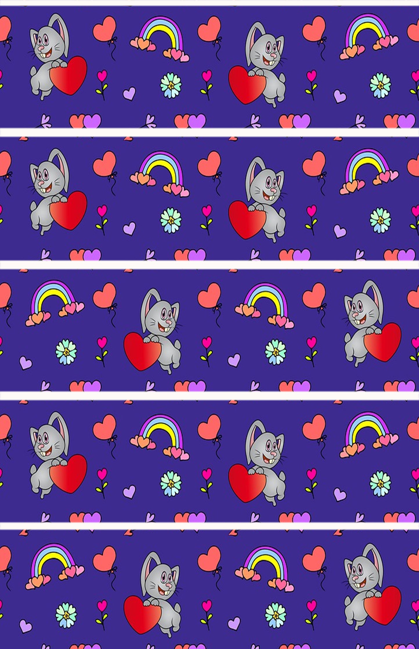 Bunny hearts Tubie Tape