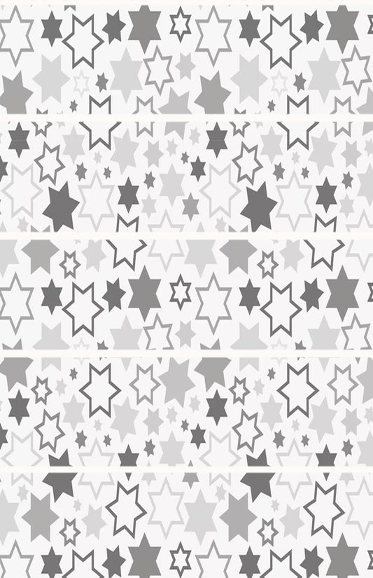 Grey stars Tubie Tape