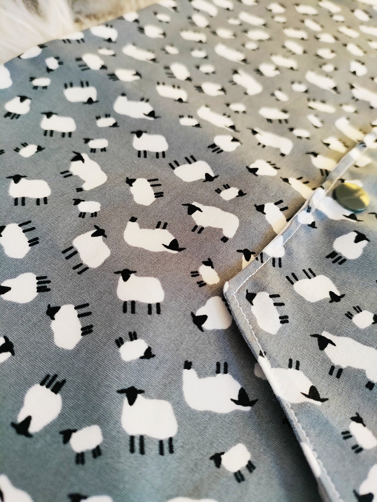 Grey sheep Belly Bag Cover