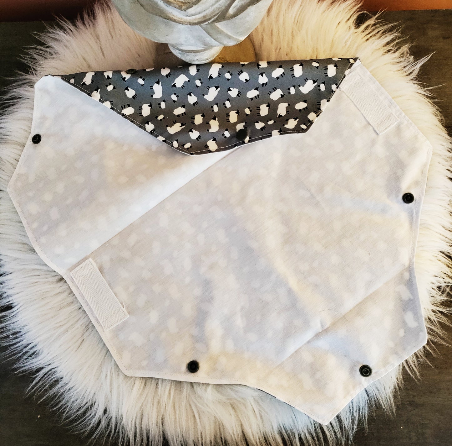 Grey sheep Belly Bag Cover