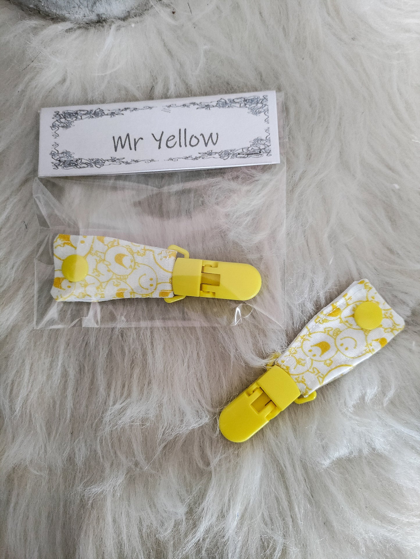 Mr Yellow Tubie Clip