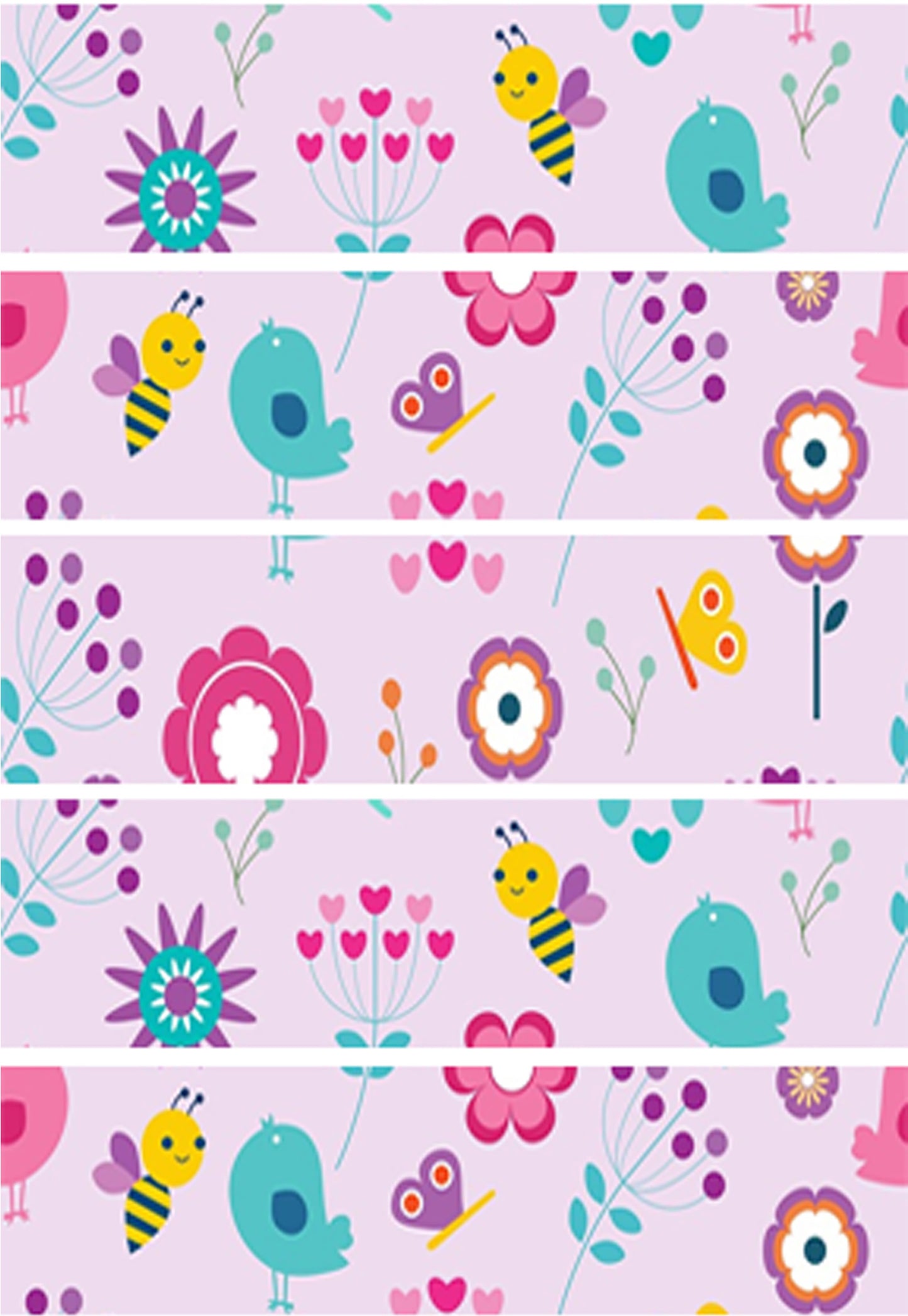 Bird and bees Tubie Tape