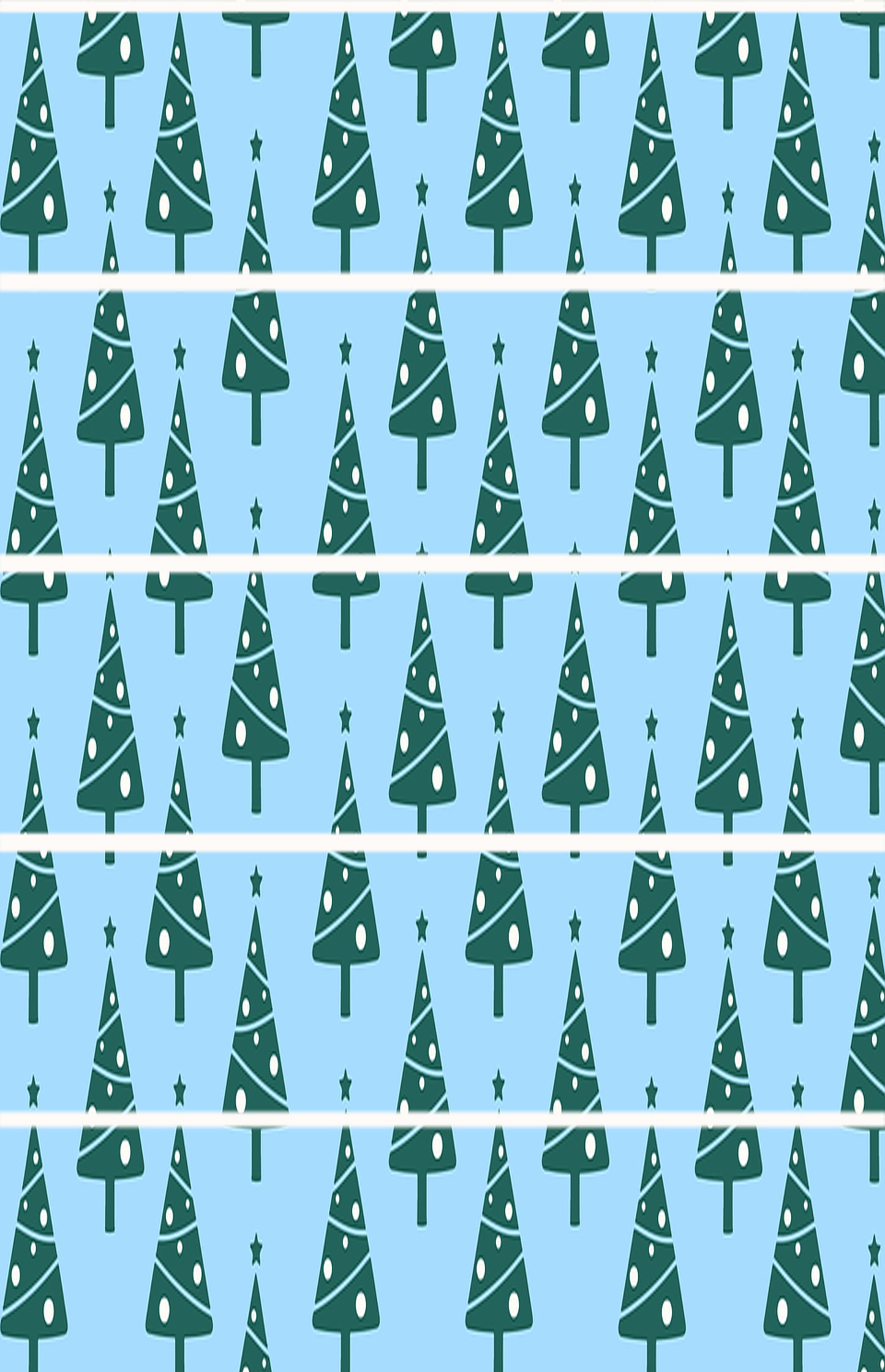 Blue Christmas tree Tubie Tape