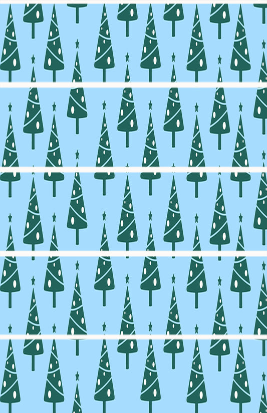 Blue Christmas tree Tubie Tape