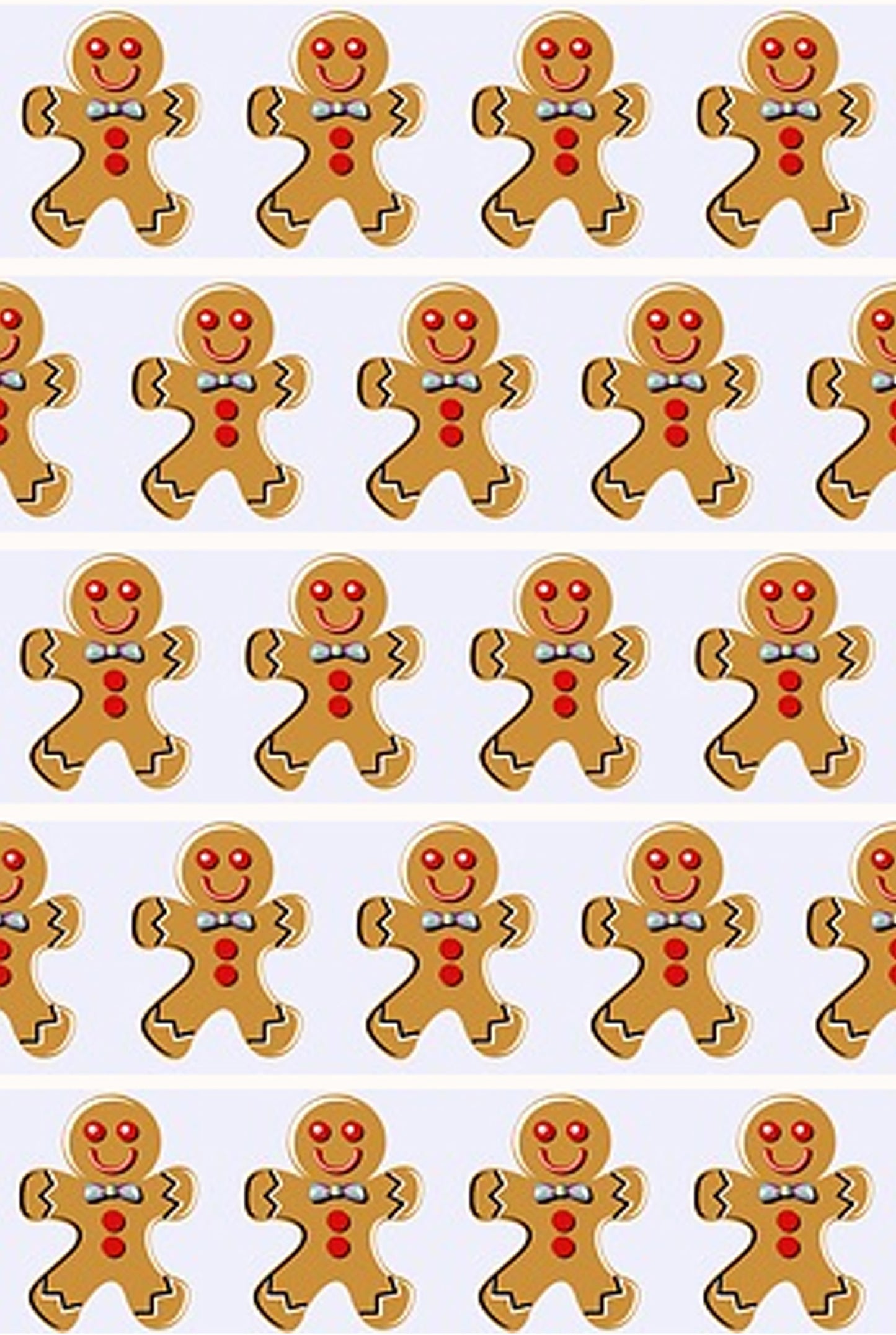 Gingerbread man Christmas Tubie Tape