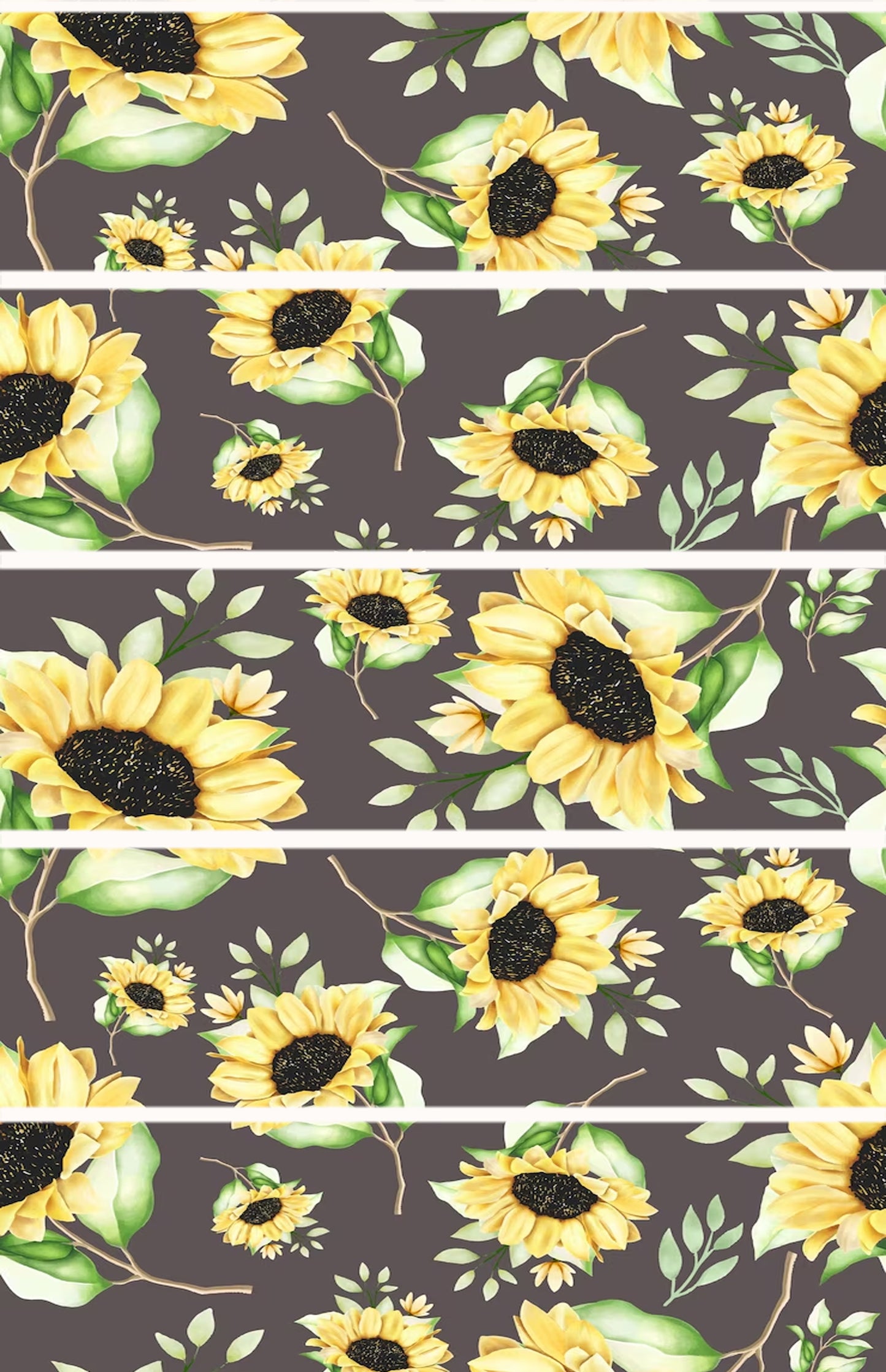 Grey Sunflower Tubie Tape