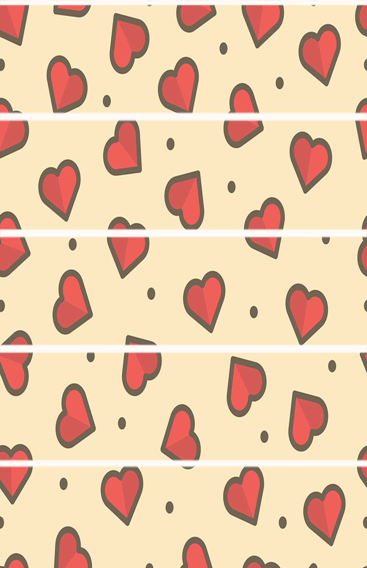 Red Hearts Tubie Tape