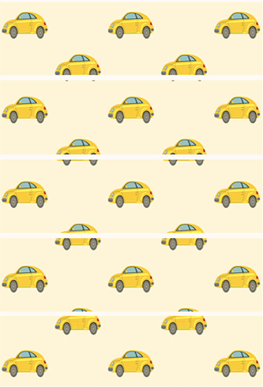 Yellow car Tubie Tape