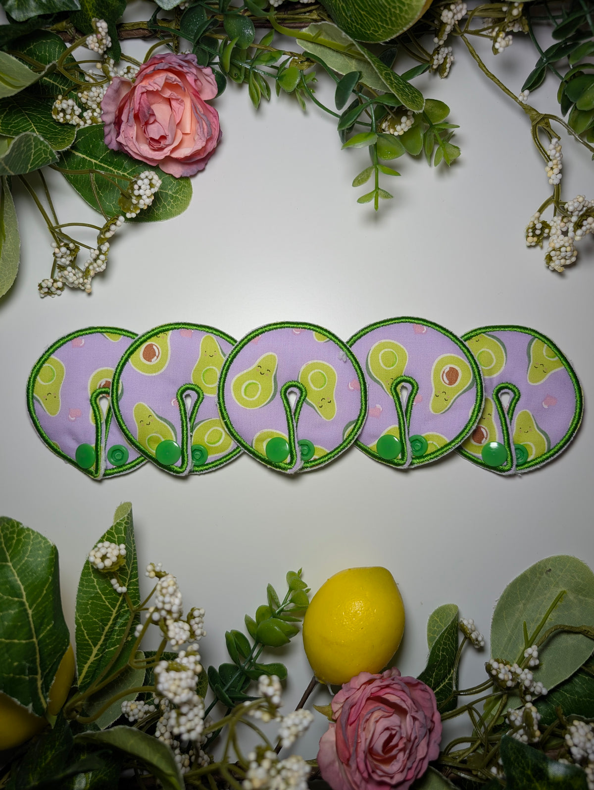 Avocado Tubie Pads | Set of 5
