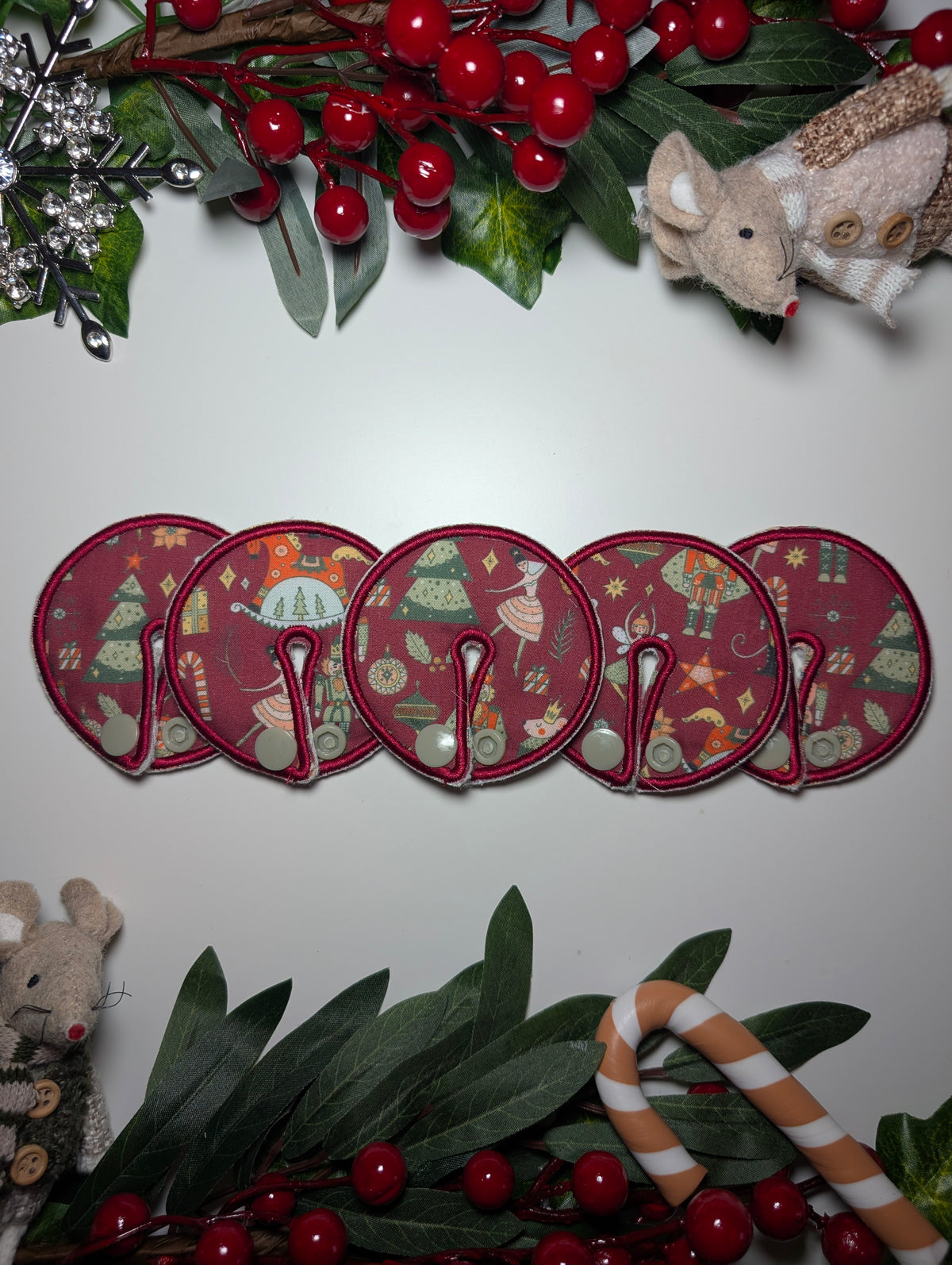 Nutcracker Tubie Pads | Set of 5