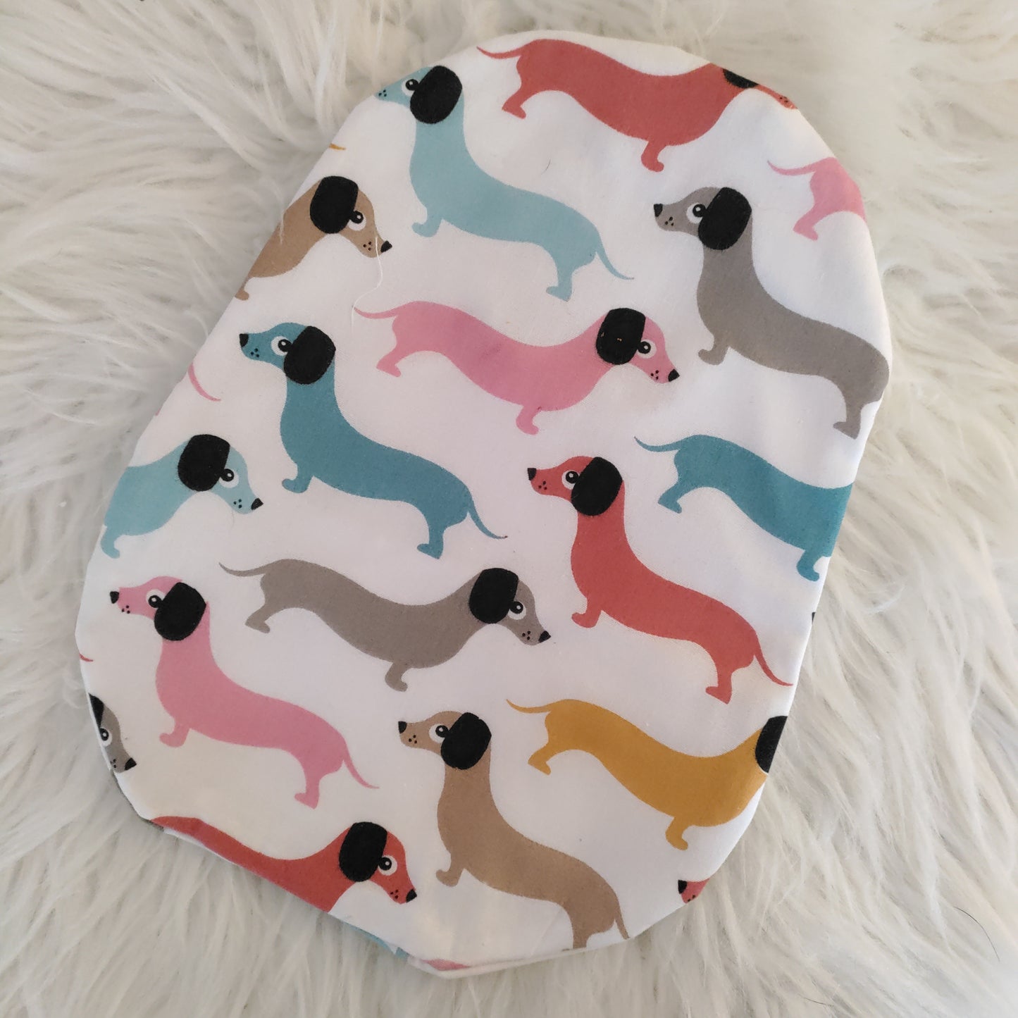 Sausage dog stoma bag cover