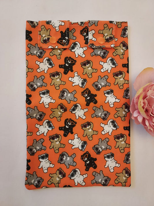 Orange Bear catheter Leg Bag Cover