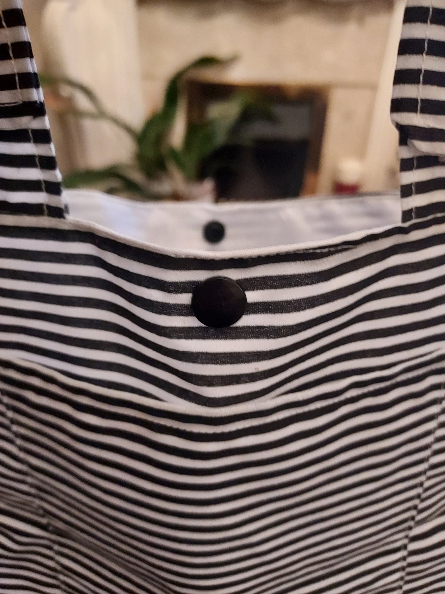 Black and white stripe Zimmer frame bag, walking frame bag, accessories, walking aid, handmade, bag, storage