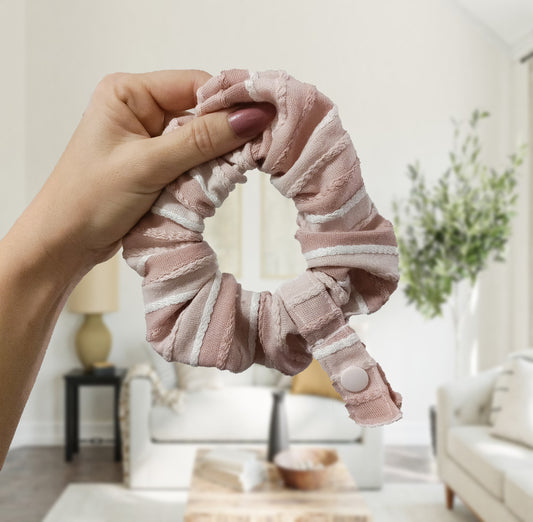 Chateau pink tubie scrunchie