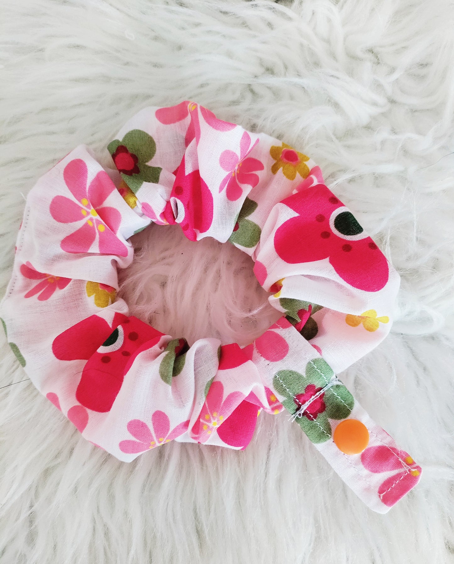 Floral tubie scrunchie