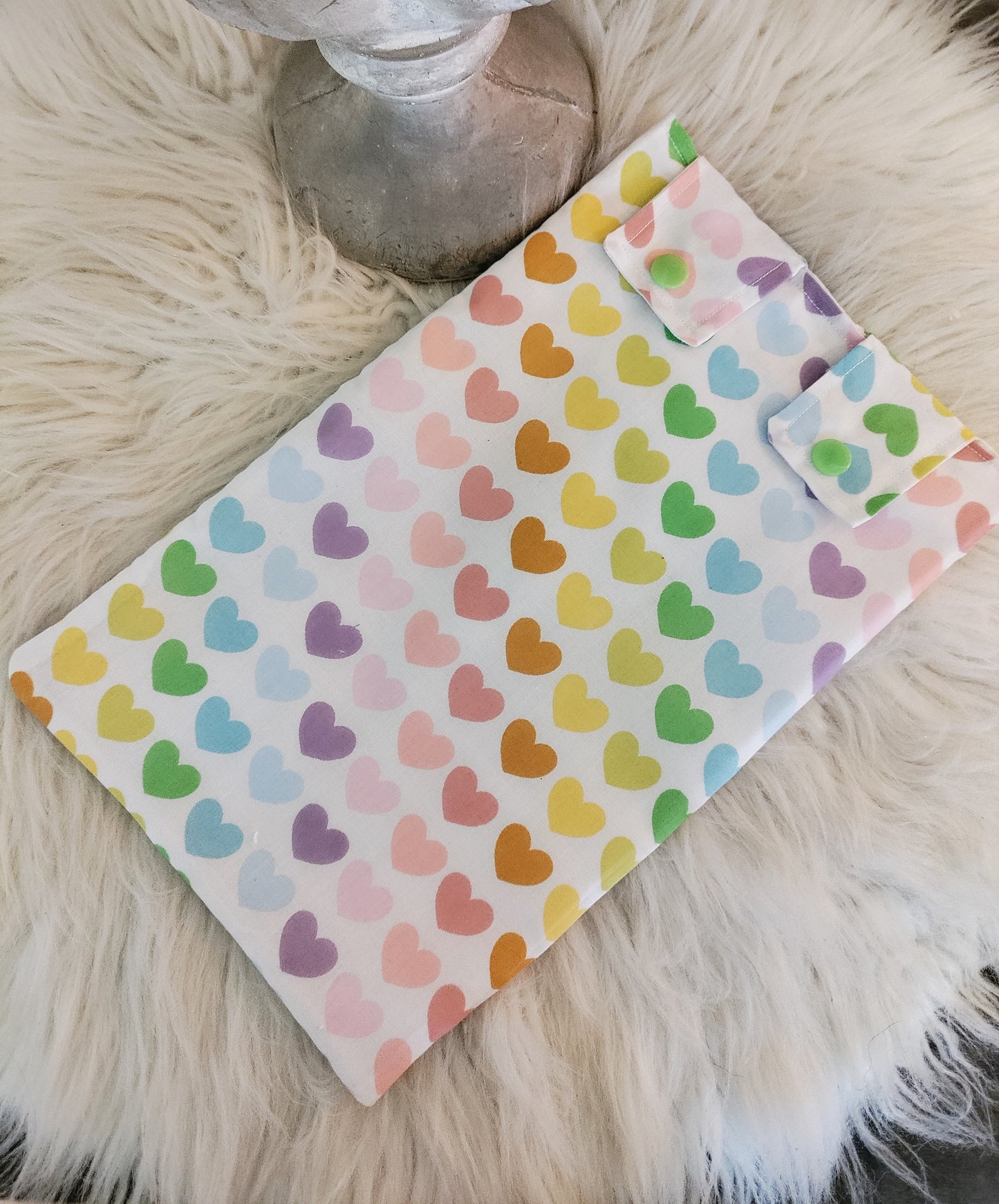 Rainbow heart Leg Bag Cover