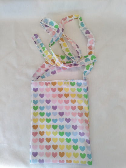 Rainbow heart syringe driver bag