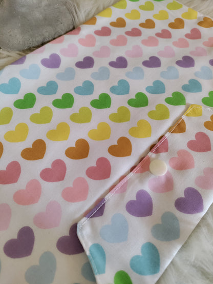 Rainbow Heart Belly Bag Cover