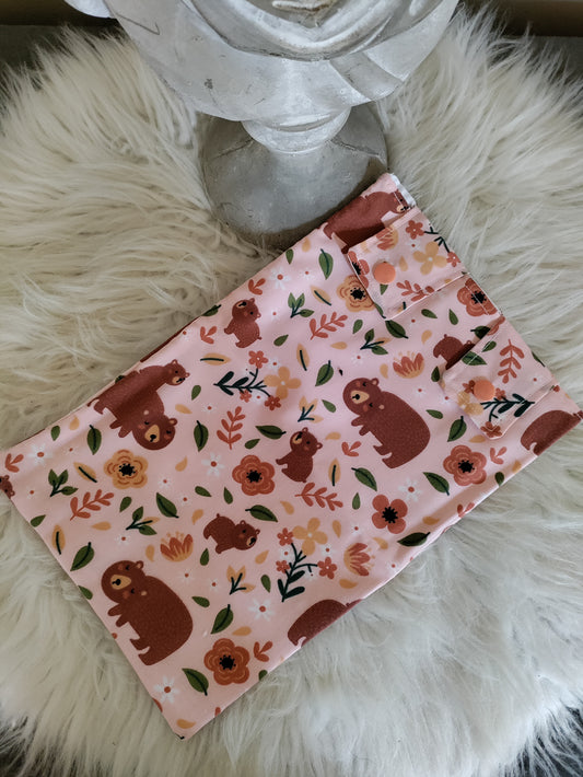 Pink bear Leg Bag Cover