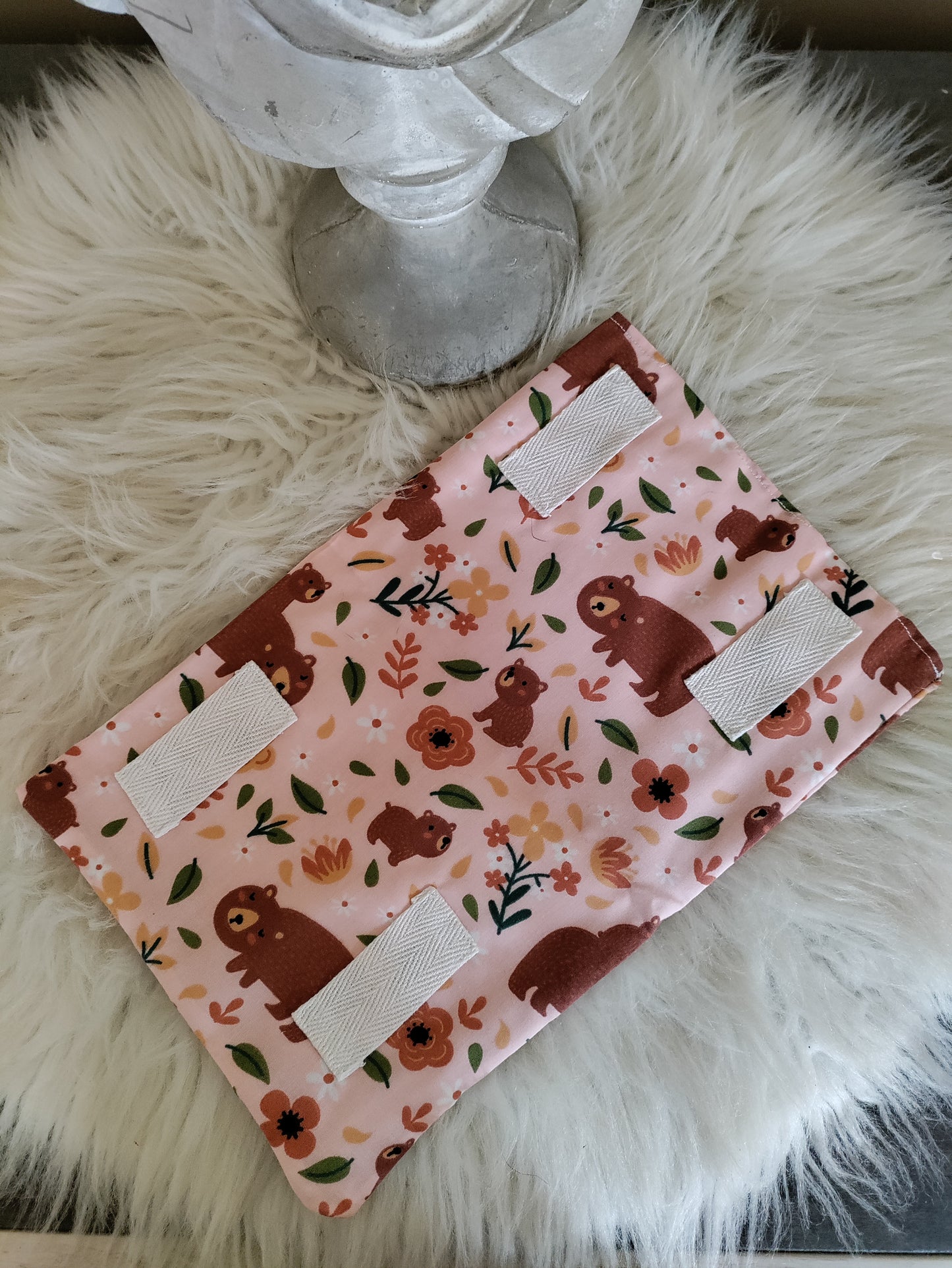 Pink bear Leg Bag Cover