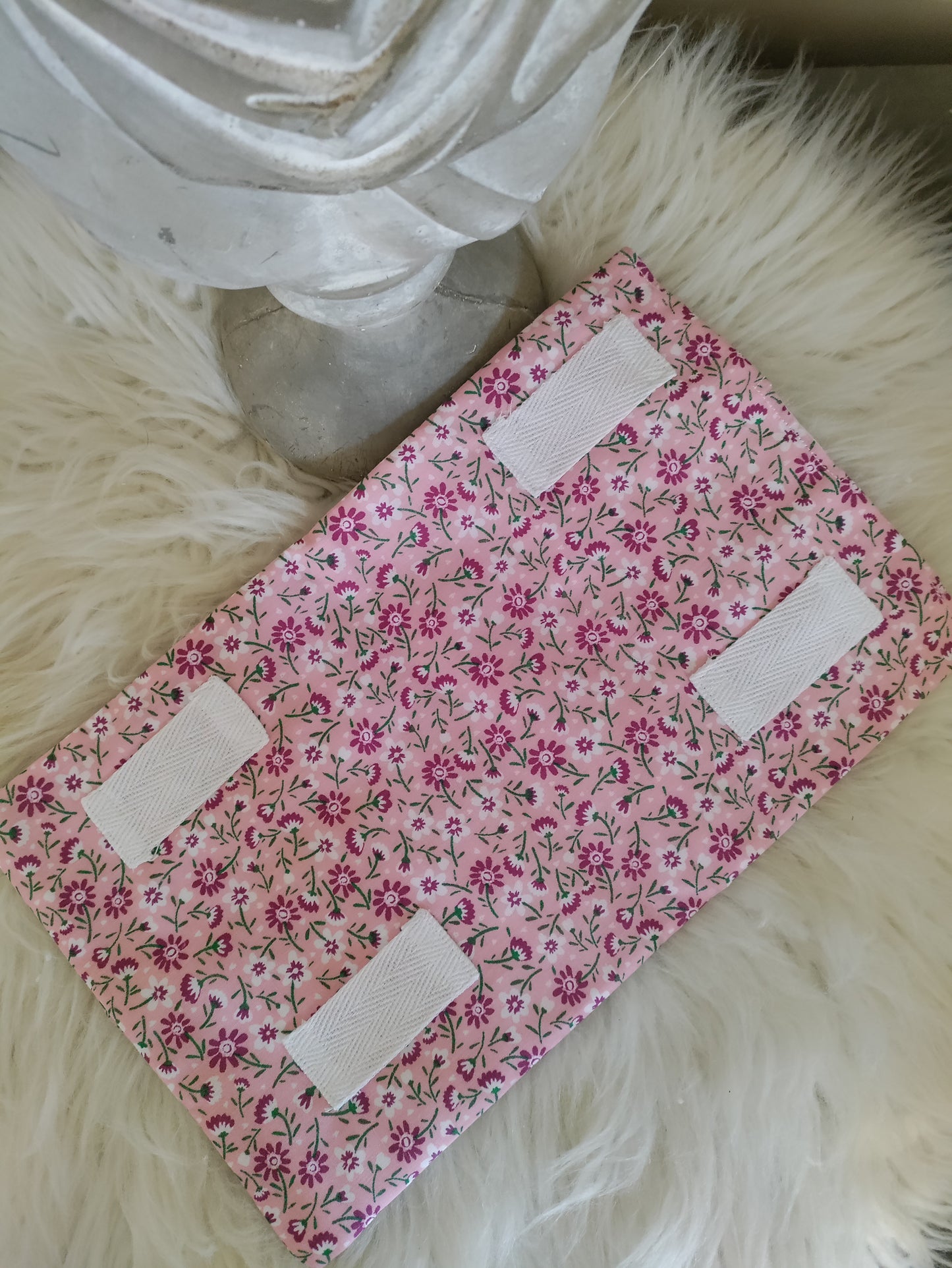 Pink Floral catheter Leg Bag Cover