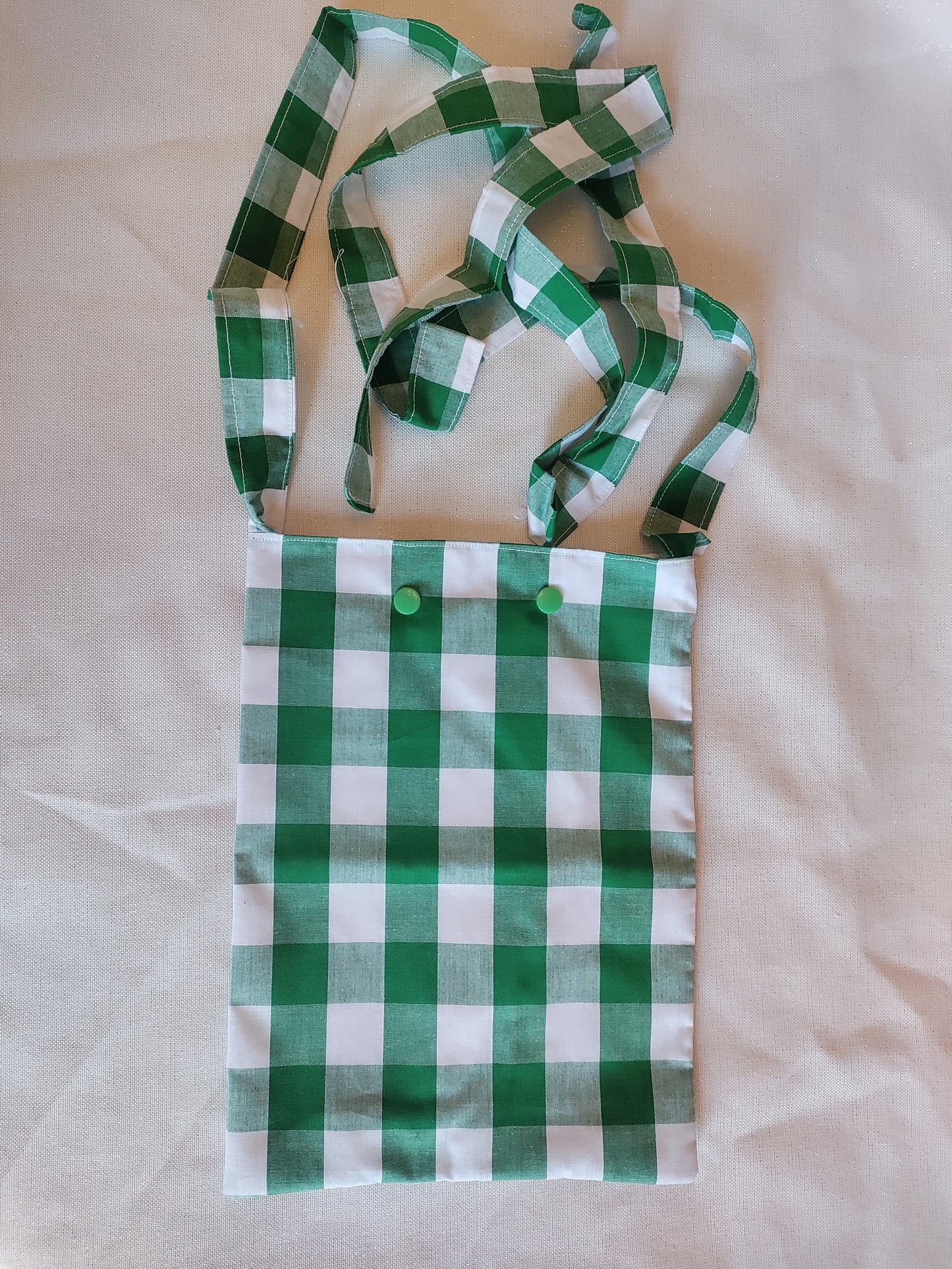 Green Check syringe driver bag