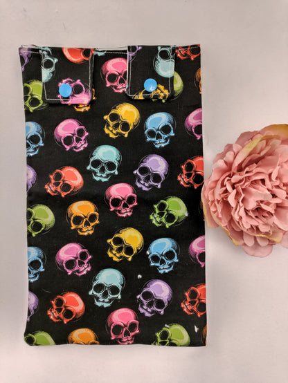 Coloured skull Leg Bag Cover