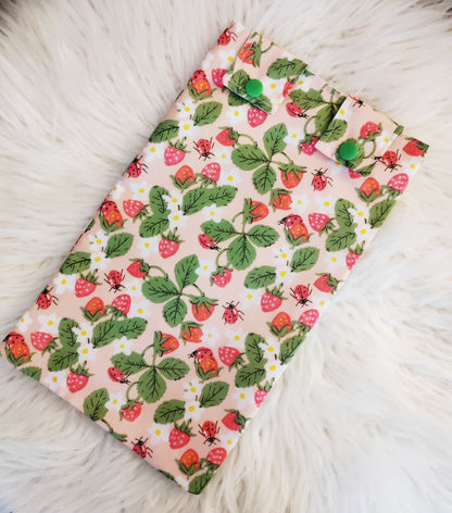 Strawberry and ladybird Leg Bag Cover