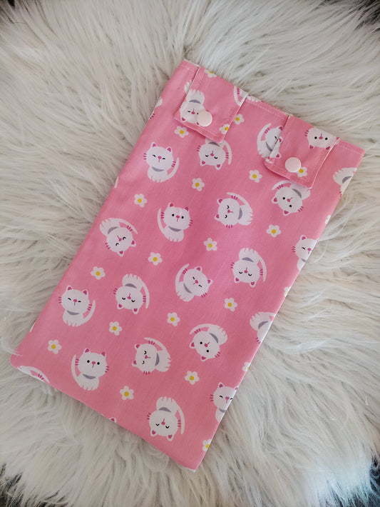 Pink kitty Leg Bag Cover