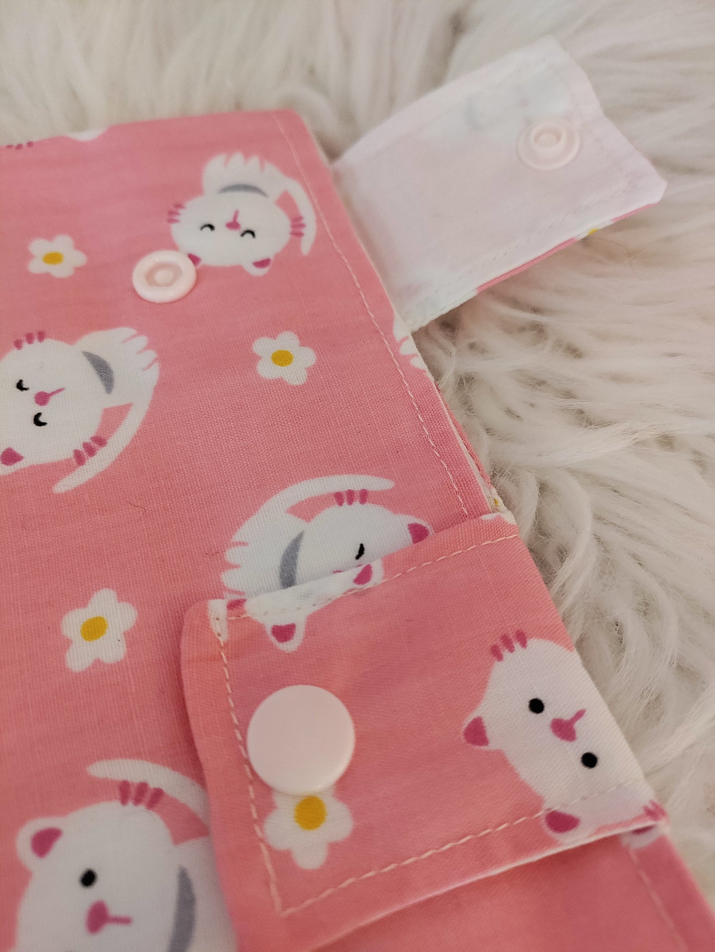 Pink kitty Leg Bag Cover