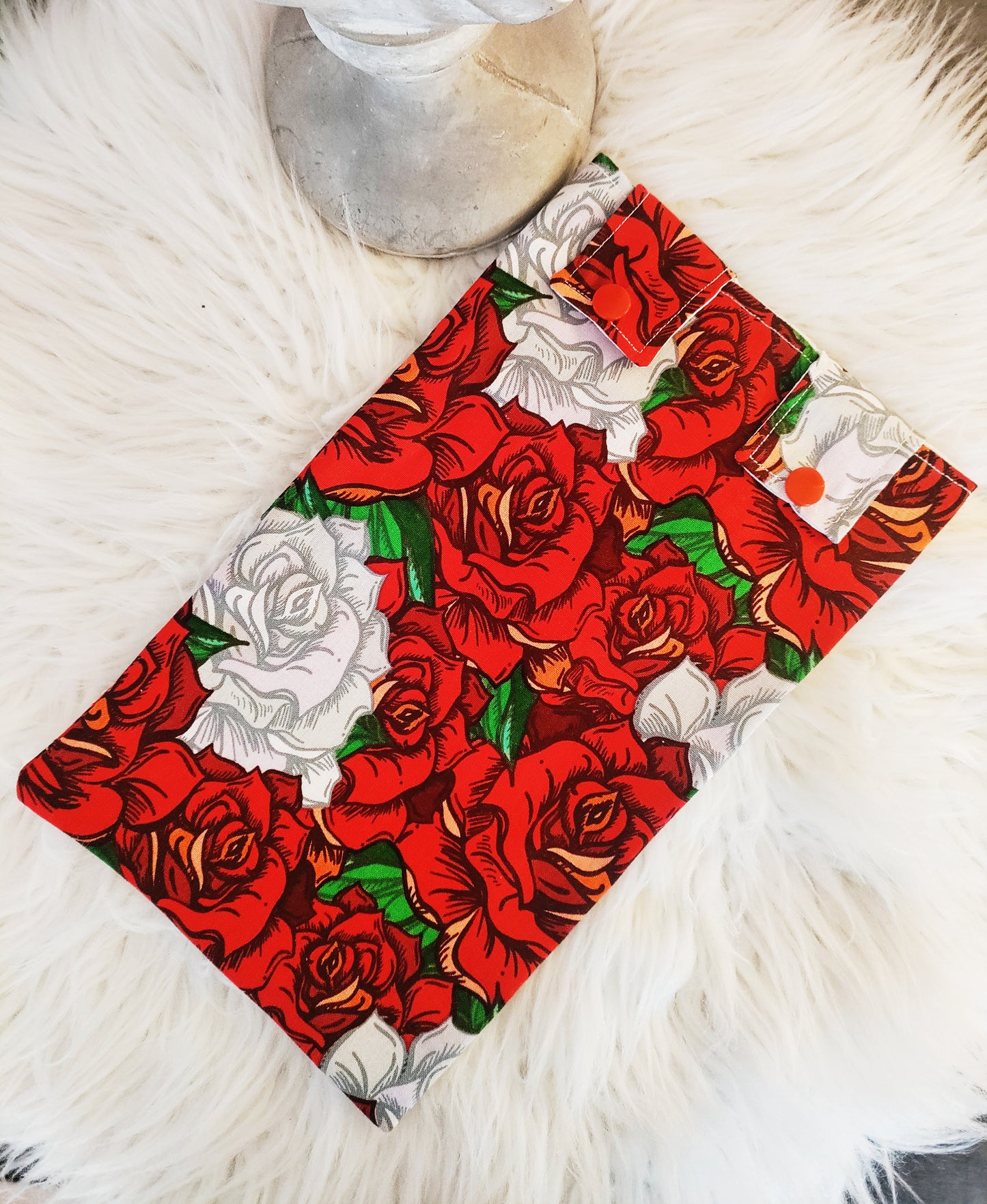 Red Rose Leg Bag Cover