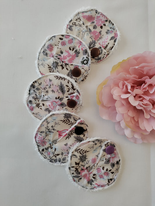 Pink Floral covers, G G/J tube, PEG tube, Tubie pads