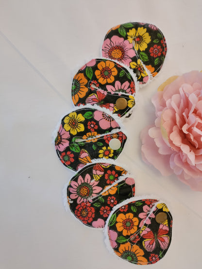 Black Floral Tubie covers