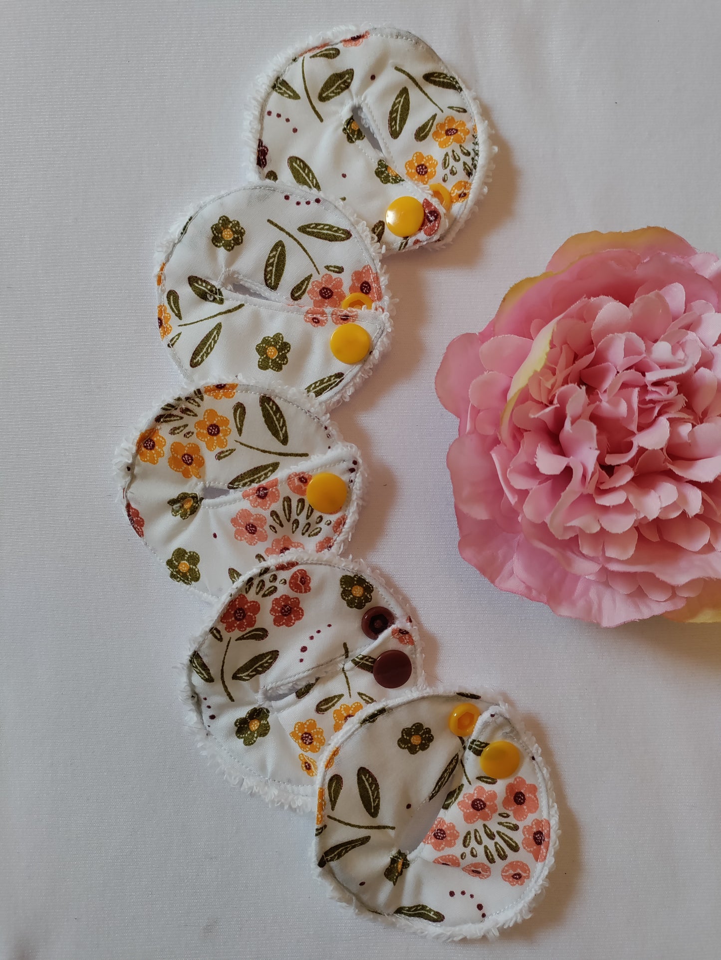 Simple floral Tubie covers, G G/J tube, PEG tube, Tubie pads