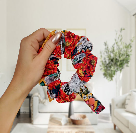 Japanese Koi tubie scrunchie