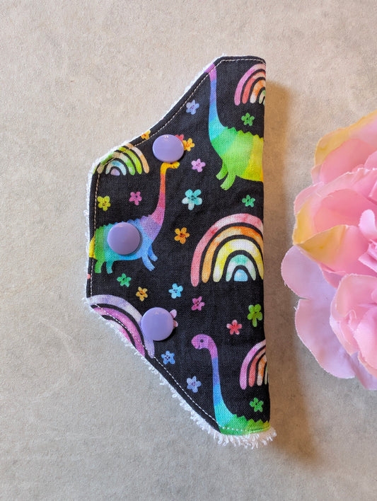 DELUXE Rainbow Dinosaur Feeding tube Valve cover, connector cover, port cover, medical tube, PEG/G tube/J tube/catheter