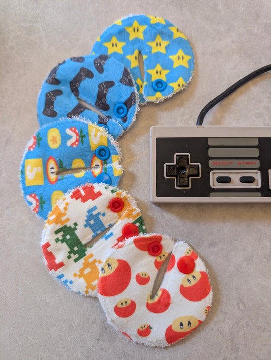 5pcs GAMER Tubie covers, G G/J tube, PEG tube, Tubie pads