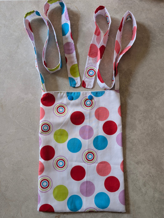 Bright Spot syringe driver bag, medical bag, feeding tube, medical accessories. Shoulder bag, pump bag, chemo pump, cancer